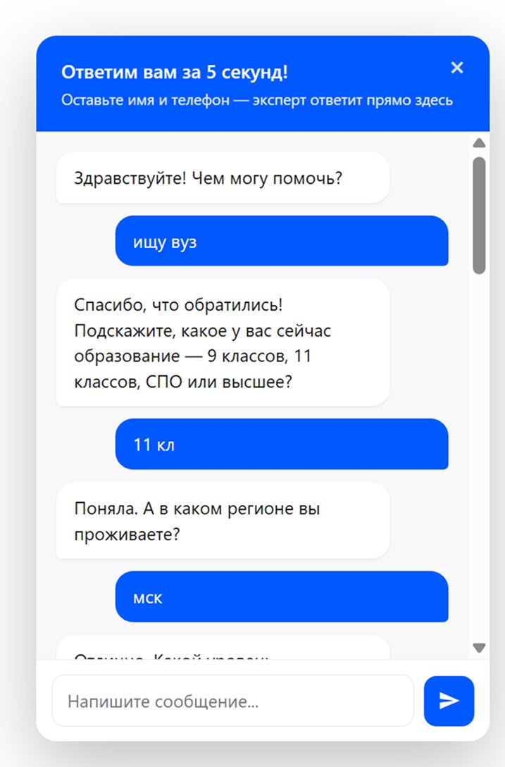Виджет для сайта — создан с помощью ИИ за десять минут